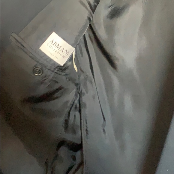 Black Armani Collezioni Sportcoat - Picture 2 of 4